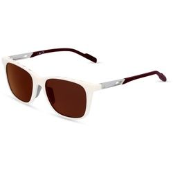 Adidas SP0051 Herren-Sonnenbrille Vollrand Eckig Kunststoff-Gestell, Weiss