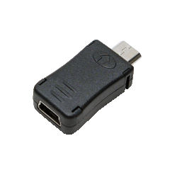 LogiLink AU0010 - Micro USB - Mini USB - Schwarz