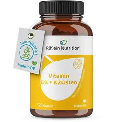 VITAMIN D3+K2 Osteo 2.000 I.E. Vit.D3+80 μg K2 Kps 120 St