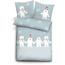 Biberna Baby Bettwäsche EISBÄR
