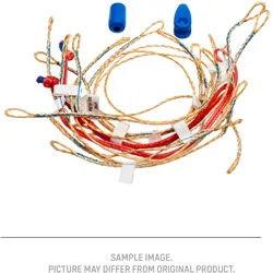 Duotone Front Bridle Set left side red Evo Kite, Kitegröße in m2: 10.0