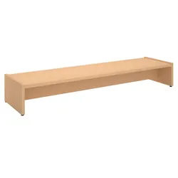 CARO-Möbel Monitorständer Zoom , Buchefarben , Holzwerkstoff , Mode , 100x15x27 cm , Arbeitszimmer, Schreibtische