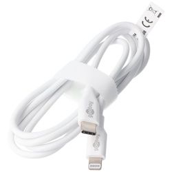 Lightning USB-C Lade- und Synchronisationskabel, das MFi-Kabel für Apple iPhone, iPad, weiß
