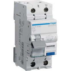 HAGER ACA516D - FI/LS-Schalter, 1P+N 10kA B-16A 10mA Typ A