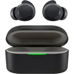 LG xboom Buds Plus wireless In-Ear-Kopfhörer (Active Noise Cancelling (ANC), Freisprechfunktion, Sprachsteuerung, UV-Reinigung, integrierte Steuerung für Anrufe und Musik, kompatibel mit Siri, Google Assistant, Siri, Bluetooth) schwarz