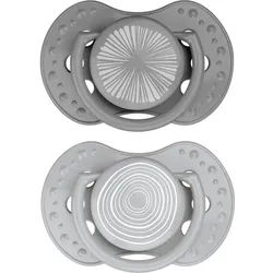Difrax Sucette Dynamische Harmonie L.Grau - D.Grau 6-18m