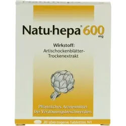 Natu-hepa 600mg 20 St Überzogene Tabletten