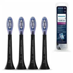 Philips Aufsteckbürsten Sonicare HX9054/33 G3 Premium Gum Care 4er (schwarz)
