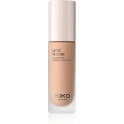 KIKO Milano Love Fusion 24H Moisture Radiant Foundation Langanhaltende cremige Foundation mit feuchtigkeitsspendender Wirkung Farbton 5.5 Neutral Gold 30 ml