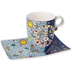Goebel Tasse Goebel Pop Art James Rizzi Künstlertasse 'Give Peace a Chance' 2023