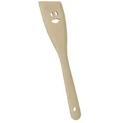 Metaltex "Mrs." Pfannenwender, Witziger Bratwender aus Holz mit Frauengesicht, 1 Stück,, 30 cm