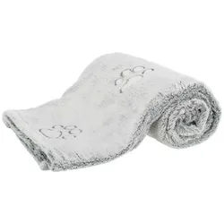 TRIXIE Tierdecke Hundedecke Nando, Allergiker-geeignet und Pflegeleicht. grau