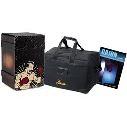 XDrum Design Series Cajon "Boxer" Set inkl. Tasche + Schule