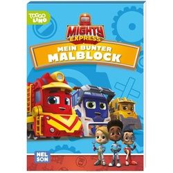 Mighty Express: Mein Bunter Malblock Kartoniert (TB)