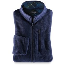 Walbusch Huskyfleece Jacke Blau