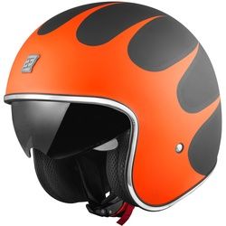 Bogotto V537 Wogi Jethelm, schwarz-orange, Größe L