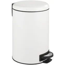 WENKO Treteimer Mod. Leman Easy Close Weiß 12 L