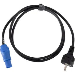 Pronomic Stage EUPP-1.5 Netzkabel Schuko/Powercon-kompatibel 1,5m