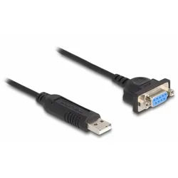 Delock Delock USB 2.0 Adapter [1x USB 2.0 Stecker A - 1x Seriell (9pol)] 664 USB-Adapter, 50.00 cm schwarz