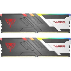 PATRIOT VIPER VENOM RGB DIMM Kit 32GB, DDR5-6600, CL34-40-40-84, on-die ECC, retail