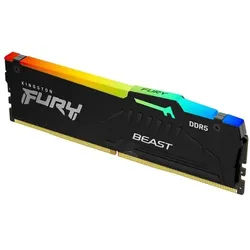 FURY Beast RGB DDR5-6000 - 16GB - CL30 - Single Channel (1 pcs) - AMD EXPO & Intel XMP - Schwarz mit RGB