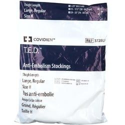 CovidienTM T.e.dTM Bas anti-embolie Cuisse 37280 L Regular Blanc