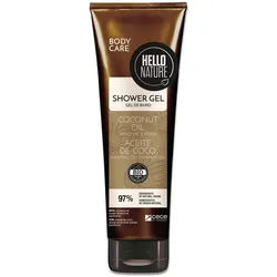 Hello Nature Duschgel mit Kokos√∂l BIO Sanfte K√∂rperpflege Naturkosmetik 1x250 ml Unisex