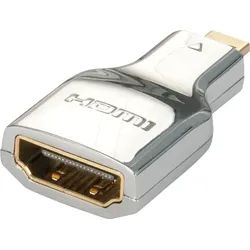 LINDY 41510 - HDMI Adapter - Chromo Line, Micro-HDMI/HDMI, Stecker/Buchse