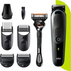 Braun, Trimmer + Haarschneider, All-in-one trimmer MGK3345 Cordless and corded, Number of length steps 13, Black/Blue