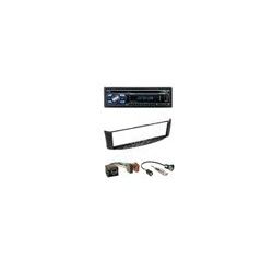 Radioeinbauset 1-DIN Smart ForTwo BR450 schwarz + Caliber RCD122 Autoradio mit CD/USB/AUX-IN/MP3/WMA