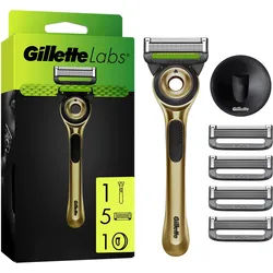 Gillette - Nassrasierer 'Labs' + 5 Rasierklingen & -halter Sonstige 1 St Männer