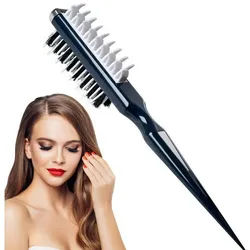 Dilara Haarbürste Professioneller Toupierkamm - Doppelseitige Volumenbürste zum Stylen, 2-tlg., Salon-Volumen & Glanz in Sekunden – die Profi-Bürste für jeden Haartyp