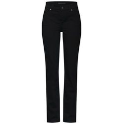 MAC Slim-fit-Jeans Melanie (1-tlg) Plain/ohne Details, Weiteres Detail, Patches schwarz 42