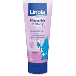 Linola Baby & Kind Pflegemilch reichhaltig - Reichhaltige Lotion für sehr trockene Baby- und Kinderhaut