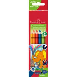 Faber-Castell Buntstifte Jumbo Dreikant 6er