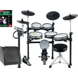 XDrum DD-530 Mesh Heads E-Drum Maxi Live Kit mit Drum-Monitor und Hocker