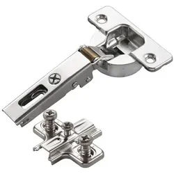 Salice Möbelbeschlag 2 x Salice Topfband S700 110° Bohrbild T52 Nickel matt MPL L (2 St) silberfarben