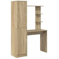 vidaXL Schreibtisch Schreibtisch 2 pcs Sonoma-Eiche (2-St)