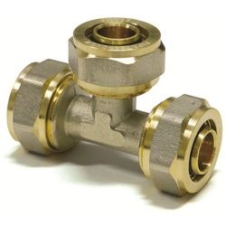 PipeTec Deutschland Gewindefitting Klemmring Schraubfitting T-Stück 20x2 mm Mehrschichtverbundrohr