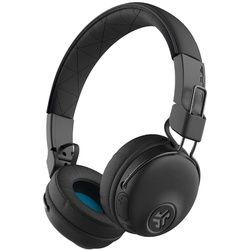 JLab Studio Wireless Schwarz - Bluetooth On-Ear-Kopfhörer (30 Stunden Akkulaufzeit, eingebautes Mikrofon, Fernbedienung)