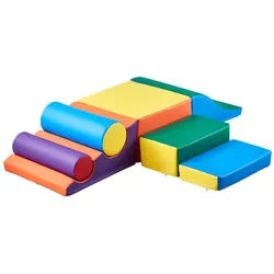 VEVOR Softbausteine Riesenbausteine Schaumstoffbausteine für Kinder 7-teilig