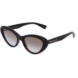 Gucci GG1170S Damen-Sonnenbrille Vollrand Butterfly Kunststoff-Gestell, Havanna