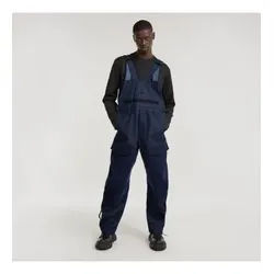 G-Star für Herren. D25670-D804-001 Overall GSRR Maxi Lätzchen blau (M), Lässig, Bio-Baumwolle, Nachhaltig