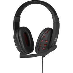 Deltaco GAM-023DE Gaming On Ear Headset kabelgebunden Stereo Schwarz (Kabelgebunden), Gaming Headset, Schwarz