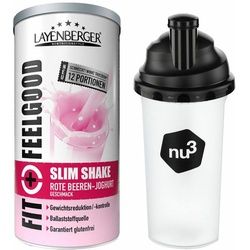 Layenberger Fit+Feelgood Slim Shake Rote Beeren-Joghurt + nu3 Shaker