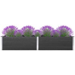 vidaXL Garten-Hochbeet 300 x 100 x 54 cm WPC Grau