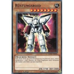 ReCollectibles Sammelkarte YuGiOh Karte Rüstungsroid deutsch, Yu-Gi-Oh! Karte LEDU-DE034 Common weiß