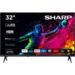 Sharp 1T-C32HE3x QLED-Fernseher (80 cm/32 Zoll, HD, Smart-TV) schwarz
