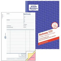 AVERY Zweckform Rechnung Formularbuch 1731