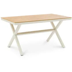Idimex Gartentisch Isola , Naturfarben , Metall , Mode , 150x76x89 cm , Gartenmöbel, Gartentische, Gartentische
